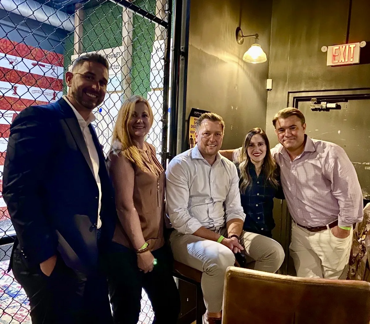 CBRE South Florida office lobby announcing David Bateman as 2021 South Florida Business Journal 40 Under 40 honoree