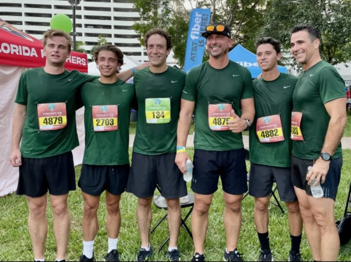 David Bateman with CBRE South Florida Corporate Run team