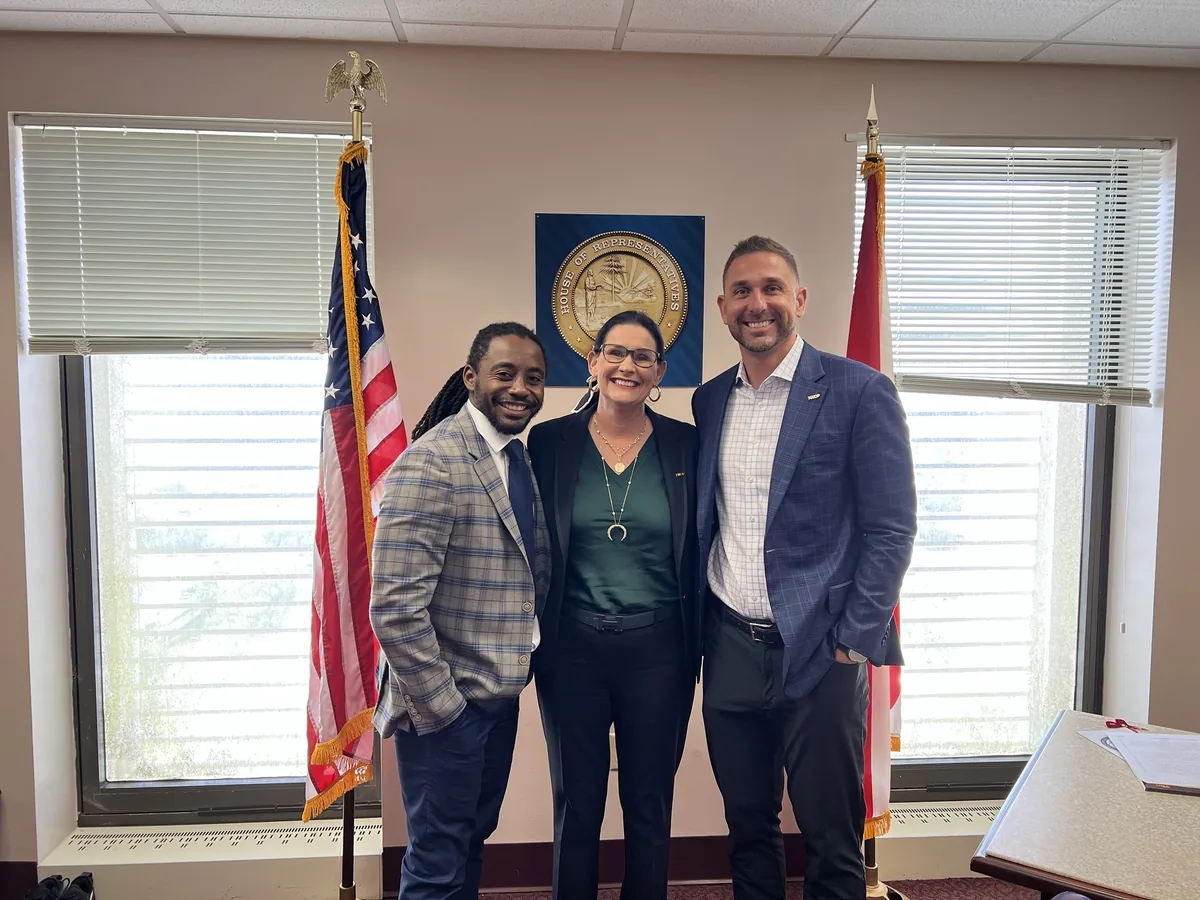 David Bateman, NAIOP South Florida President-Elect, at the Florida Legislature lobbying for commercial real estate — repeal of sales tax on commercial leases