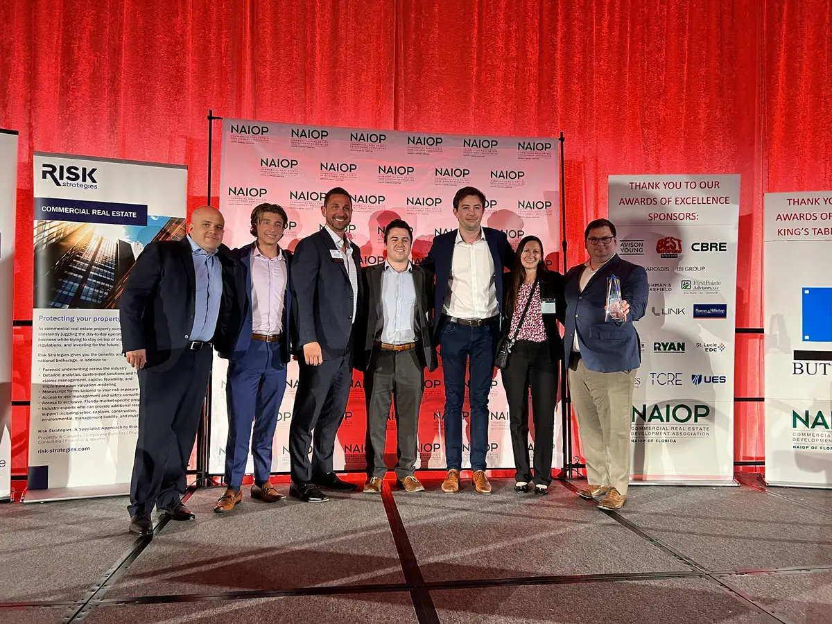 David Bateman at NAIOP South Florida Awards of Excellence — CBRE listed as sponsor